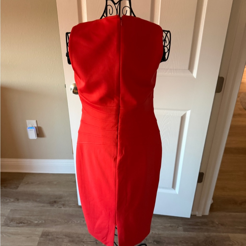 Ivanka Trump Vibrant Red Midi Dress - Picture 2 of 3